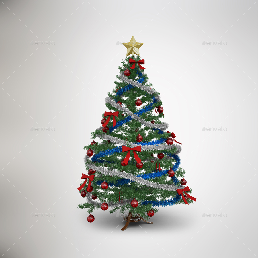 Christmas Tree MockUp, Graphics GraphicRiver